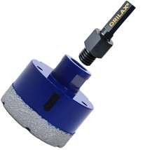 Diamond Hole Saw For Angle Grinders Masonry Concrete, 2-1/2 Inch With Ad... - £33.25 GBP