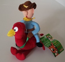 Stuffins Misfit Cowboy Ostrich Plush Rudolf The Red Nosed Reindeer Tag CVS 1999 - £14.17 GBP