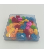 QZRQYM Toy building blocks Multicolor Interlocking Gear Blocks with Stor... - $358.35 MXN