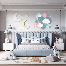 Cloudlet Boho Wall Decals for Baby Room - Customized Sky Boho Wall Stick... - $99.00