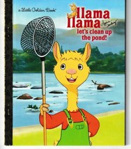 Llama Llama Let&#39;s Clean Up The Pond! Little Golden Book - £5.60 GBP