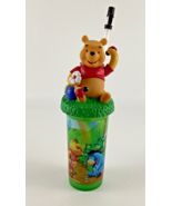 Disney Winnie The Pooh &amp; Friends 3D Straw Cup Sippy Tigger Eeyore Vintag... - $39.32 CAD