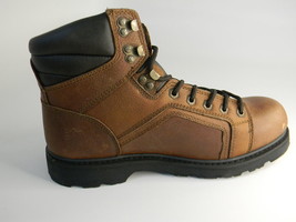 NIB Mens 6” Texas Steer Flexcore Leather Work Boots Size 10.5 W Goodyear Welt - £31.45 GBP