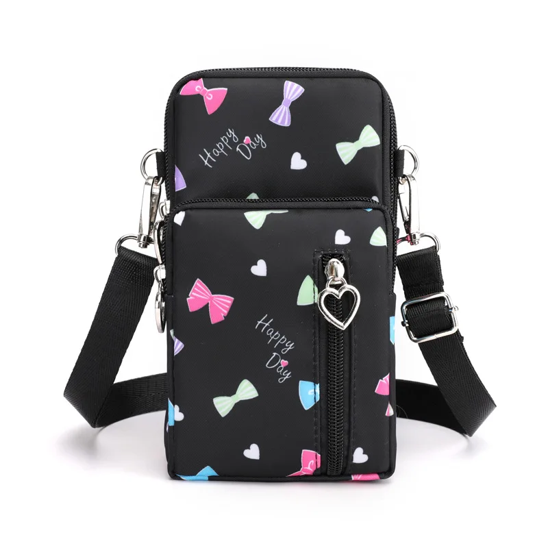 Canvas Handbag Mobile Phone Bag Women&#39;s Messenger Bag All-match Mini Sma... - $17.17