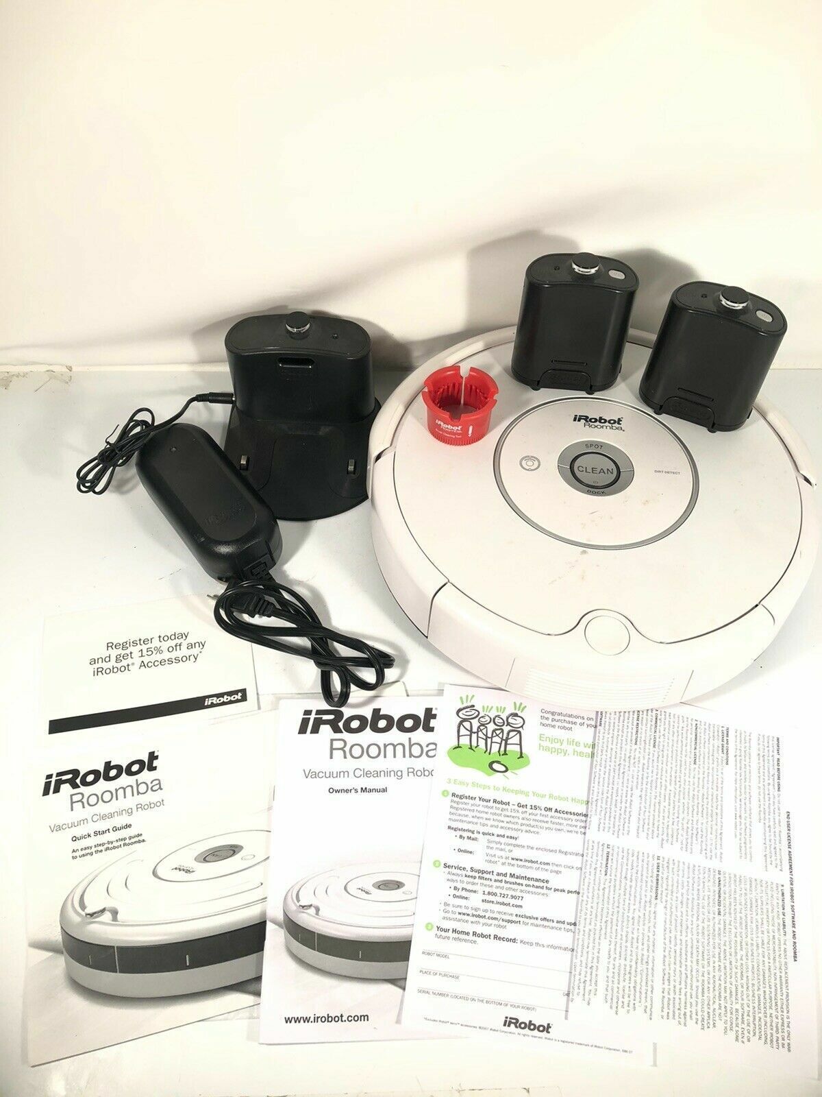 Primary image for IRobot Roomba Vacuum Cleaning Robot Model 531 Untested Parts Restoration Or Use