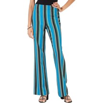 allbrand365 designer Womens Striped Wide Leg Pants,Shiny Stripe,16 - $79.50
