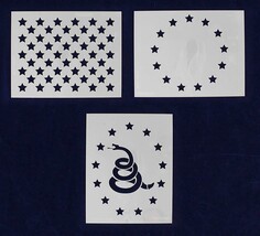 3 pc Set StarField Stencils - Painting /Crafts/ Templates - £37.73 GBP