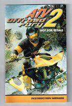 ATV Off Road Fury 2 PlayStation 2 PS2 MANUAL Only - $4.90