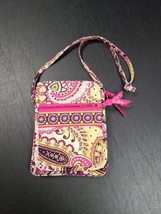Vera Bradley VERY BERRY PAISLEY Crossbody Purse Tote Handbag Pre-owned C... - $13.50