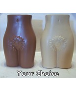 NEW Vase Female Nude Shaped Bottom Flower Vase Ceramic in Box Brown or S... - £12.57 GBP