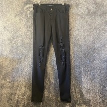 Flying Monkey Jeans Womens 29 30x29 Black Skinny Mid Rise Stretch USA Di... - £7.34 GBP