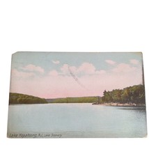 Postcard Lake Hopatcong New Jersey Lake Scenery Undivided Back Vintage Posted - £9.54 GBP