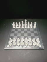 NIB RARE Unique Gifts by House of Lloyd 12&quot; Rectangle Glass Chess Board Set - £243.95 GBP
