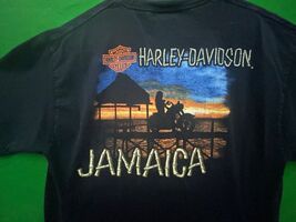Harley-Davidson H-D HD T-Shirt Jamaica Beach Souvenir Island Biker Babe ... - $19.45