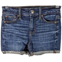 Distressed Cutoff Jean Shorts Womens sz 000 Next Level Stretch American ... - $451.42 MXN