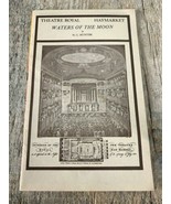 1978 Theatre Program- WATERS OF THE MOON- N.C. Hunter Theatre Royal Haym... - £6.30 GBP