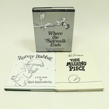 Shel Silverstein Hardcover Books Where The Sidewalk Ends Runny Babbit Missing - £17.46 GBP