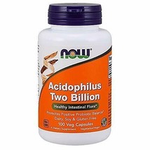 NOW Supplements, Acidophilus, Two Billion, Dairy, Soy and Gluten Free, 100 Ve... - $13.00