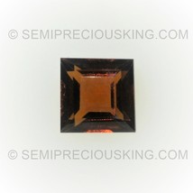 Natural Spessartite Square Facet Cut 4X4mm Fire Orange Color FL Clarity Loose Ge - £48.52 GBP