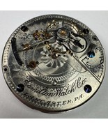 Hamilton 926 18s Pocket Watch Movement 17J For Parts Repair - $97.19 CAD