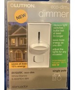 Lutron Skylark eco-dim dimmer, S-600PEH-WH, p/n406 523, UPC 027557282536 - $9.59
