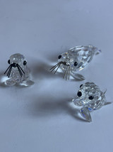 Swarovski Crystal Lot Of 3 Baby Seal 012530, Seal 012261 and Seal Baby - $97.90