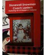 Cobane Stonewall Snowman Lantern GE1005 - $358.13 MXN