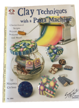 Book Polymer Clay Techniques with a Pasta Machine Crafts Skinner Blends ... - $12.07