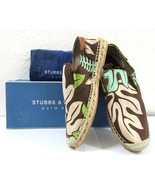 Men&#39;s Stubbs &amp; Wootton Retro Hibiscus Loafers Design Size 10 Dust Bag an... - €214,93 EUR