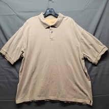 Men&#39;s Cabelas Polo Shirt Beige Color XL Reg short sleeve - £9.48 GBP