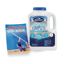 Bioguard Silkguard Complete 1&quot; Chlorinating Tablets 4.5 Lb With Pool Care Log Bo - £65.14 GBP