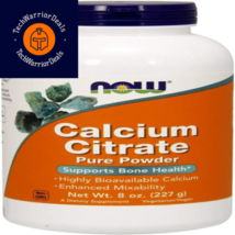 NOW Supplements, Calcium Citrate Powder, Highly 8 Ounce (Pack of 1)  - $21.03