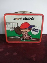 Vintage Sport Skwirts Metal Lunchbox Jimmy Blooper Frankie Fumble 1972 - £31.16 GBP