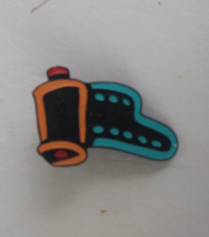 Vintage Kodak Film Press Colorful Enamel Lapel Hat Pin - $8.42