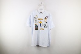NOS Vintage 90s Womens 2XL XXL Spell Out Paint Splatter Elvis Presley T-Shirt - £31.78 GBP