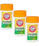 NEW Arm &amp; Hammer Essentials Solid Deodorant Clean Wide Stick 2.5 Ounces ... - £16.85 GBP