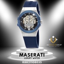 Maserati Potenza Automatic Skeleton Dial Stainless Steel Men&#39;s Watch R8821108035 - £218.46 GBP