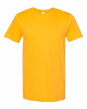 NEW Gildan Men&#39;s Softystyle Ringspun Cotton Short Sleeves Plain T-shirt ... - £11.88 GBP