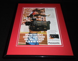 Carl Lewis 1993 Facsimile Signed Framed 11x14 Advertising Display Panasonic - £38.78 GBP