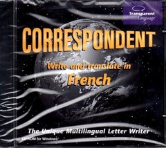 Correspondent - Write and Translate in French PC-CD Windows - NEW in Jewel Case - £3.98 GBP