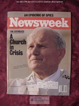 Newsweek December 9 1985 Dec 12/9/85 Catholics Pope John Paul Ii Spies Takeovers - £7.68 GBP