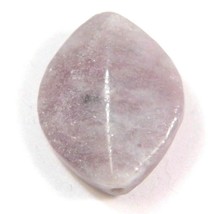 Purplish Jade Leaf Shape Bead 25x20mm 23.39ct Minimum for Beading/Wire W... - $1.39