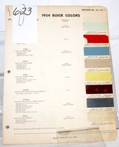 1954 Buick DuPont Paint Chip Set #623 - €8,15 EUR