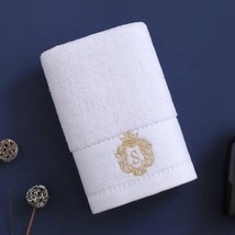 Luxury Monogrammed Towels: Embroidered Large Bath, Hand, and Face Towels - £18.35 GBP+