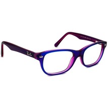 Ray-Ban Small Eyeglasses RB 1555 3666 Purple on Pink Square Frame 48[]16... - $49.99