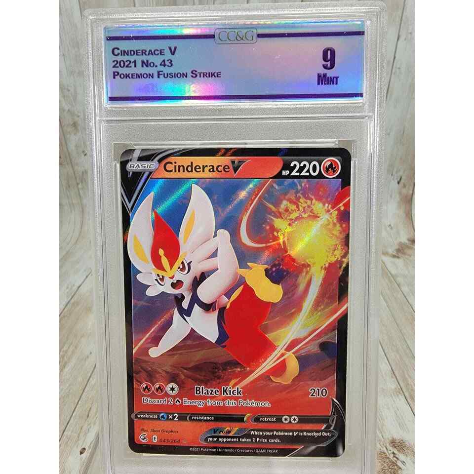 Pokémon CinderaceV 043/264 Fusion Strike Battle Academy 2022 Rare Holo C... - $24.57