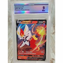 Pokémon CinderaceV 043/264 Fusion Strike Battle Academy 2022 Rare Holo CCG 9 Mit - $24.57