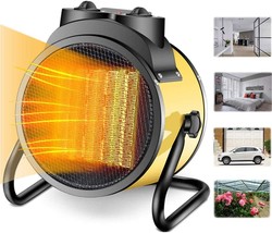 Electric Patio Heater - Greenhouse Fan, Heater Portable Space, Metal Base. - £55.77 GBP