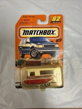 1999 Matchbox Pop Up Camper #62/100 Great Outdoors Series Red White NIP - $5.89