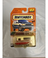 1999 Matchbox Pop Up Camper #62/100 Great Outdoors Series Red White NIP - $108.43 MXN
